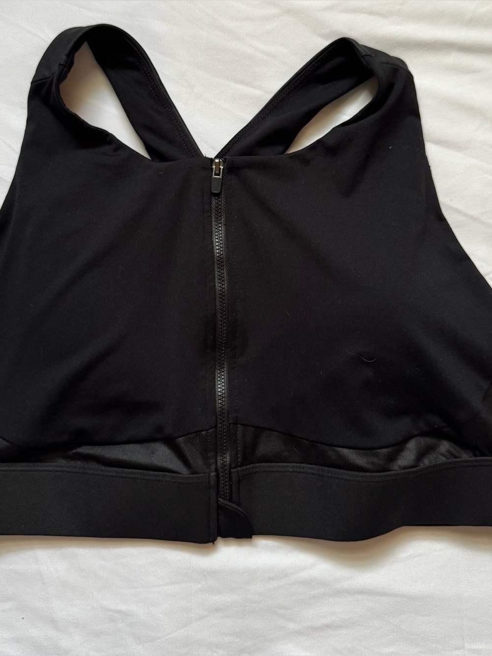 Fabletics Ella High Support Front Zip Sports Bra